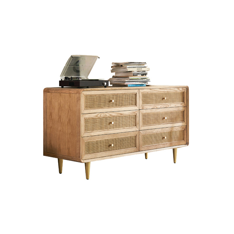 Modern Storage Chest Dresser Solid Wood Storage Chest for Bedroom