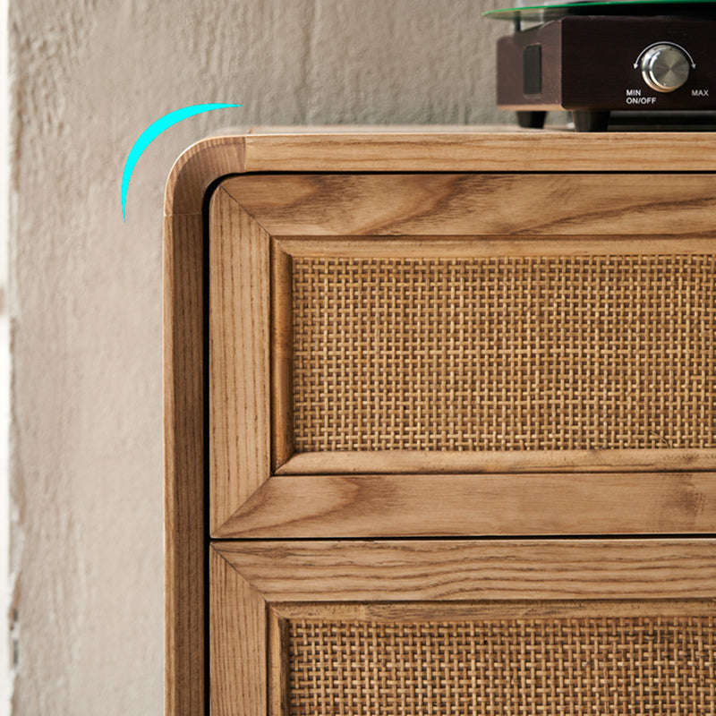 Modern Storage Chest Dresser Solid Wood Storage Chest for Bedroom