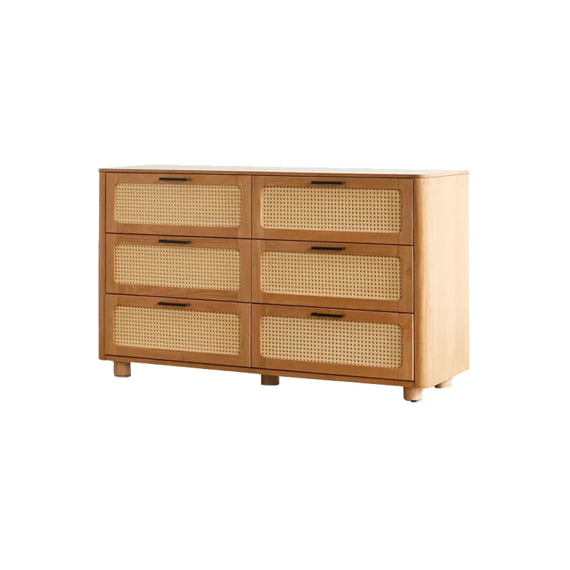 Solid Wood Storage Chest Dresser Modern Storage Chest for Bedroom
