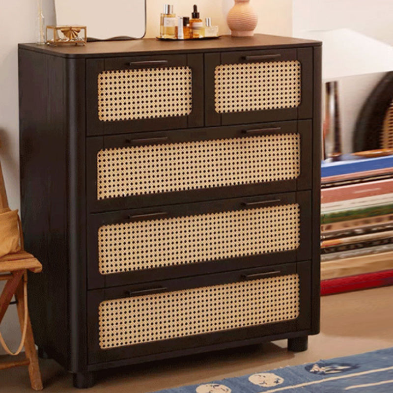 Solid Wood Storage Chest Dresser Modern Storage Chest for Bedroom