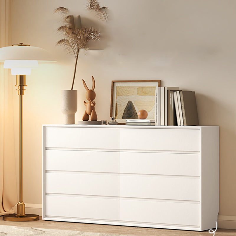 Horizontal Storage Chest Dresser Modern Storage Chest with 8 Drawers