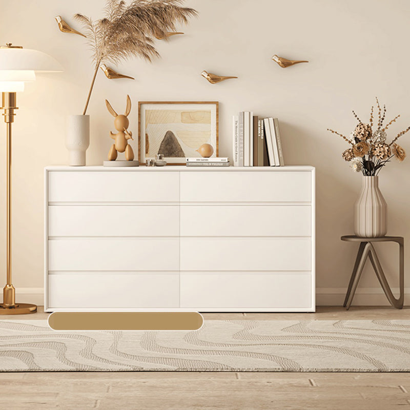 Horizontal Storage Chest Dresser Modern Storage Chest with 8 Drawers