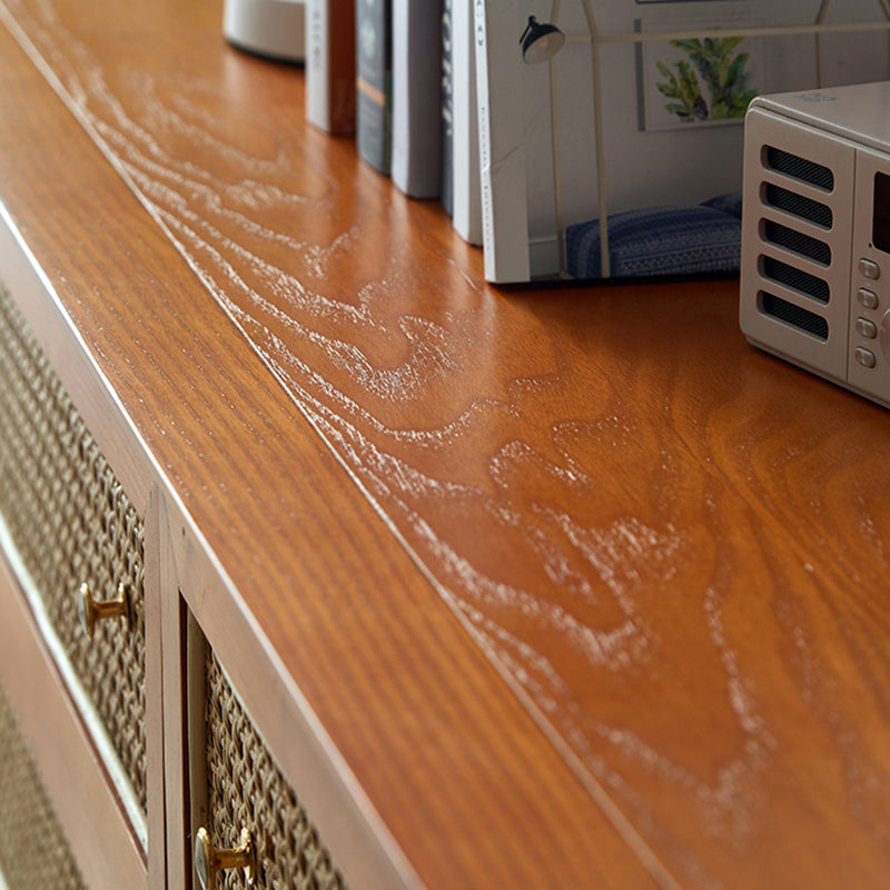 Solid Wood Storage Chest Dresser Glam Storage Chest with Drawers