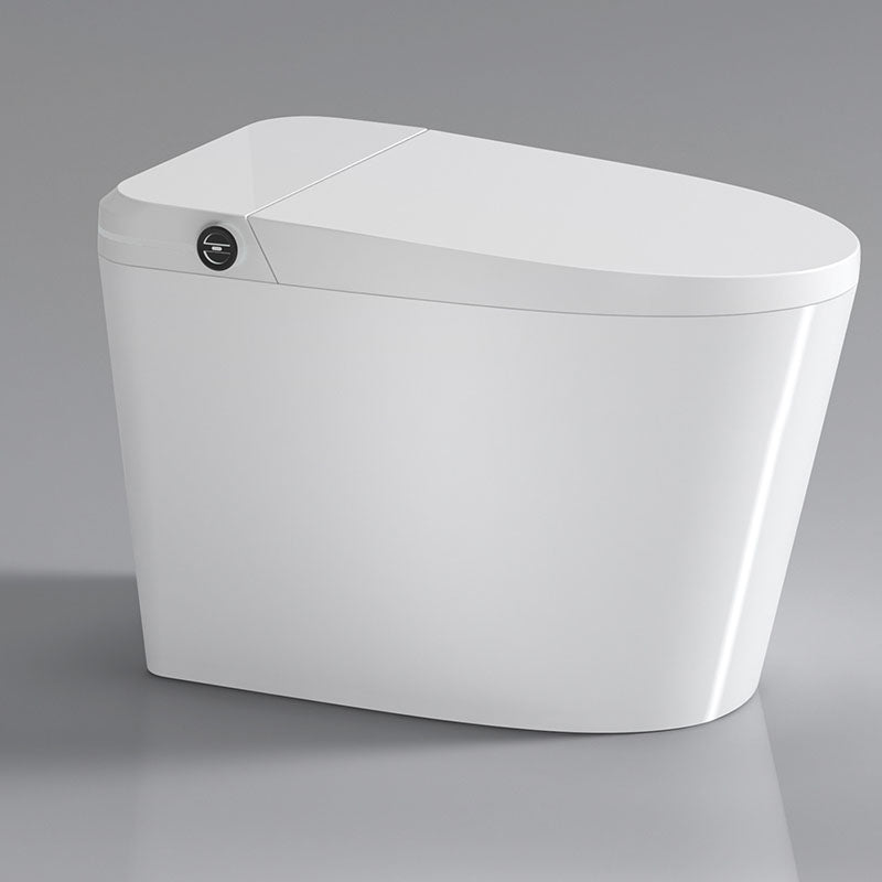 Contemporary 19.09" H Electronic Toilet Seat Elongated Floor Standing Bidet