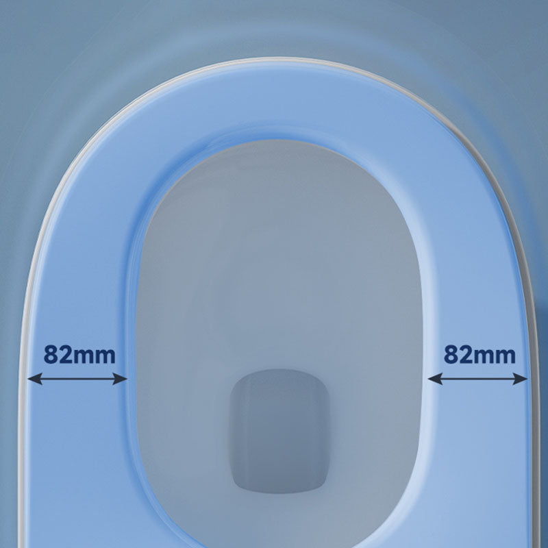 Contemporary 19.09" H Electronic Toilet Seat Elongated Floor Standing Bidet
