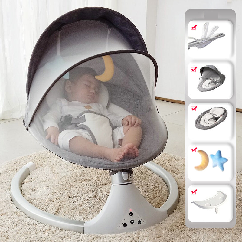 Electric Crib Cradle Rocking Crib Cradle for Baby and Newborn