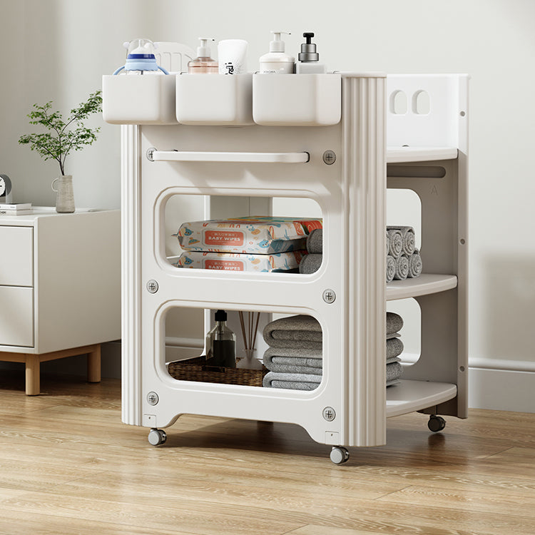 White Baby Changing Table Modern Changing Table with Storage