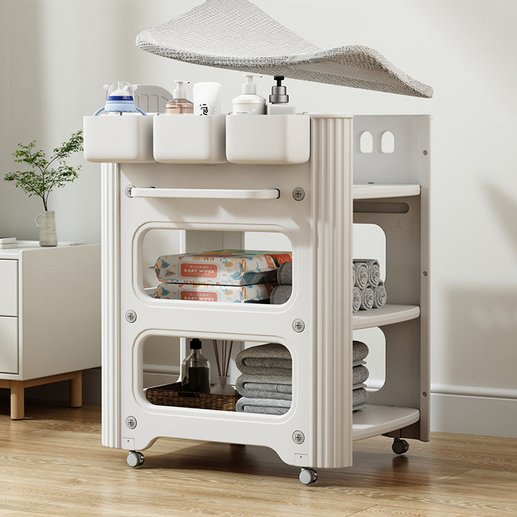 White Baby Changing Table Modern Changing Table with Storage