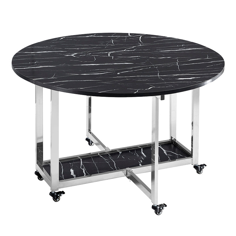 Modern Dining Table Metal Base Table for Kitchen Dining Room