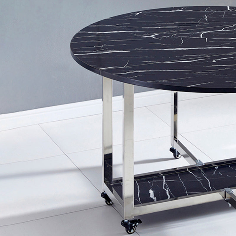 Modern Dining Table Metal Base Table for Kitchen Dining Room