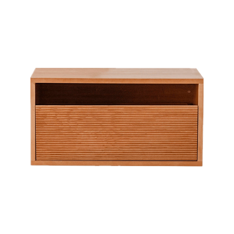 Modern Glass Doors Display Stand Pine Storage Cabinet for Dining Room
