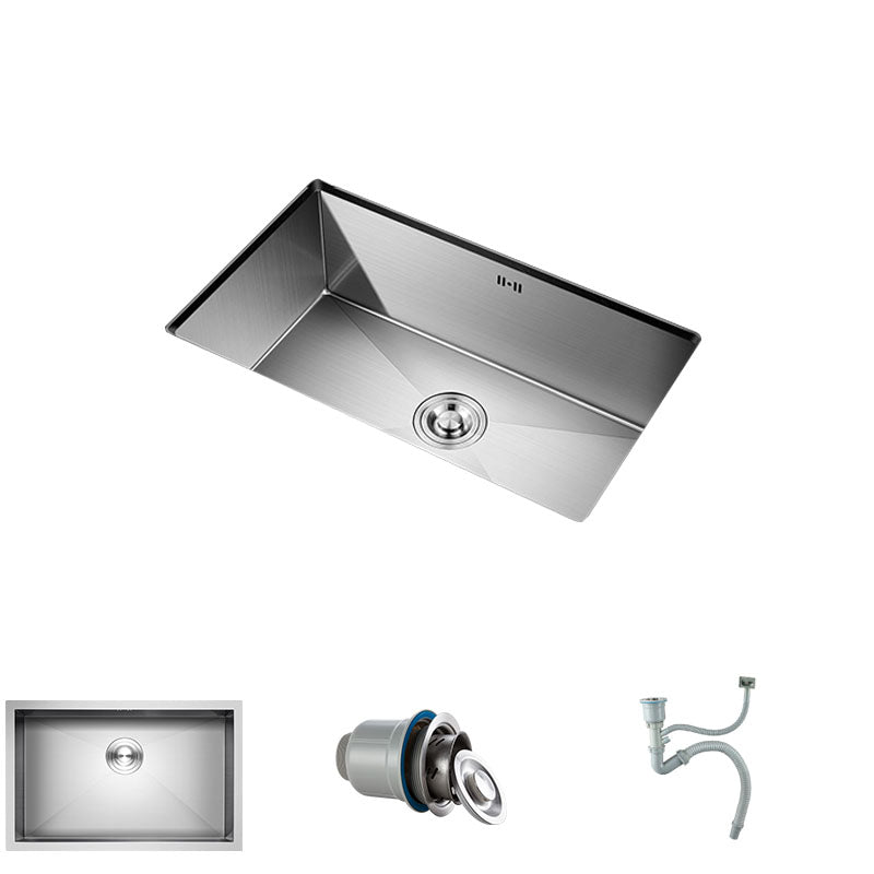 Modern Style Kitchen Sink Stainless Steel Undermount Kitchen Sink with Faucet