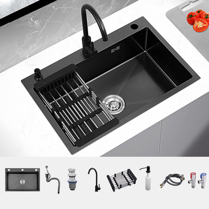 Drop-In Kitchen Sink Soundproof Design Stainless Steel Kitchen Sink