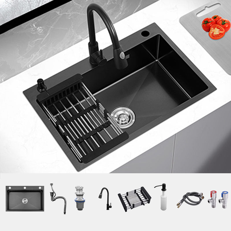 Drop-In Kitchen Sink Soundproof Design Stainless Steel Kitchen Sink