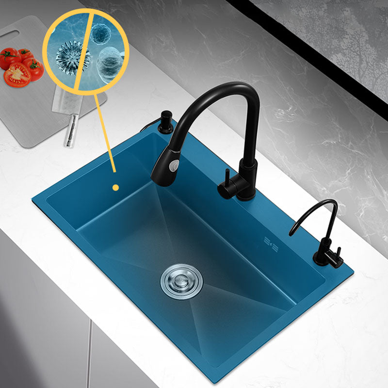 Drop-In Kitchen Sink Soundproof Design Stainless Steel Kitchen Sink