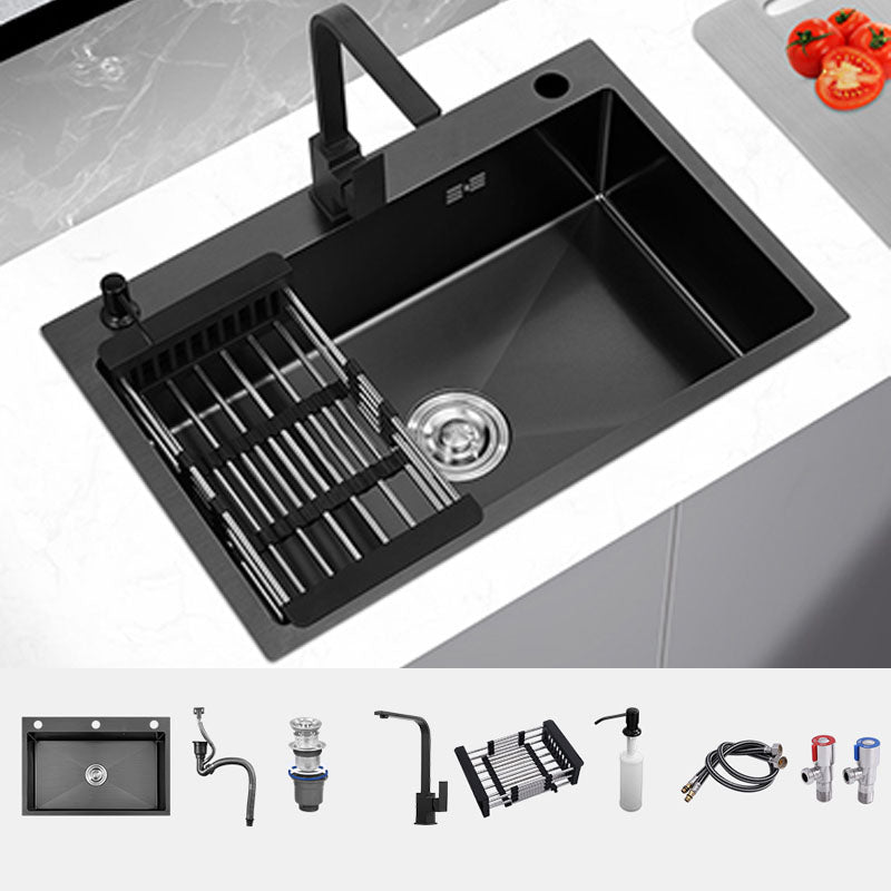 Drop-In Kitchen Sink Soundproof Design Stainless Steel Kitchen Sink