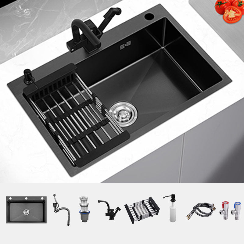 Drop-In Kitchen Sink Soundproof Design Stainless Steel Kitchen Sink