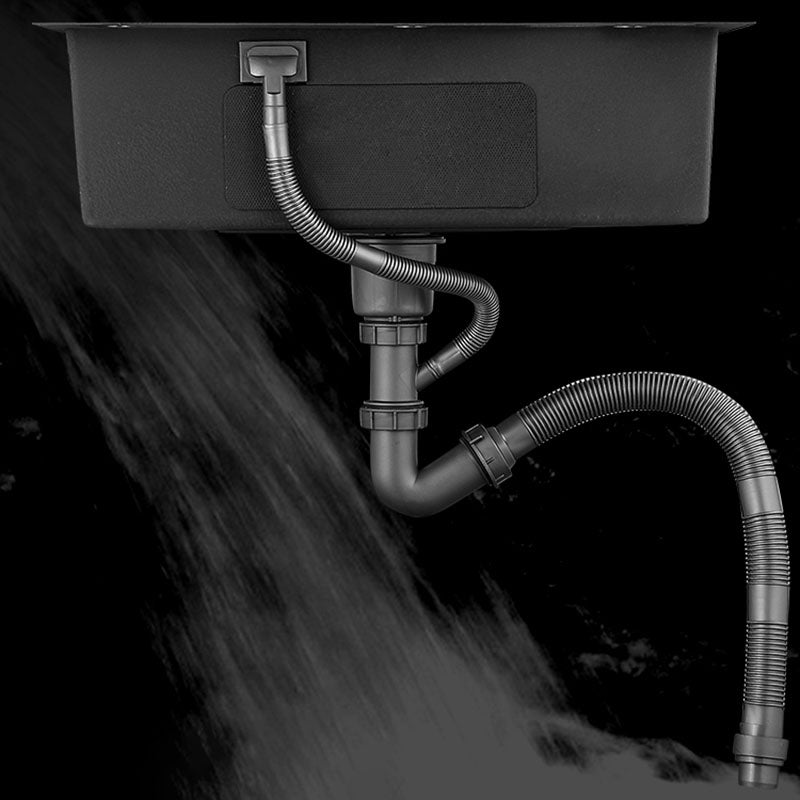 Drop-In Kitchen Sink Soundproof Design Stainless Steel Kitchen Sink