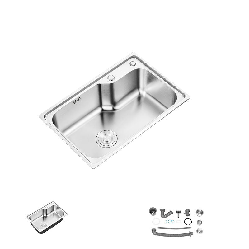 Soundproofing Stainless Steel Kitchen Sink Modern Style Stainless Steel Kitchen Sink