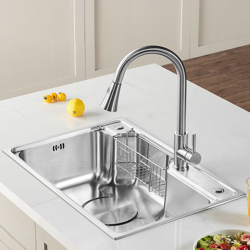 Soundproofing Stainless Steel Kitchen Sink Modern Style Stainless Steel Kitchen Sink