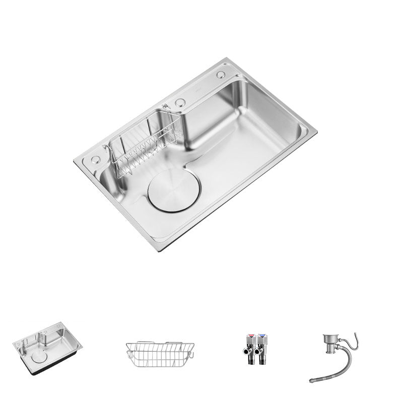 Soundproofing Stainless Steel Kitchen Sink Modern Style Stainless Steel Kitchen Sink