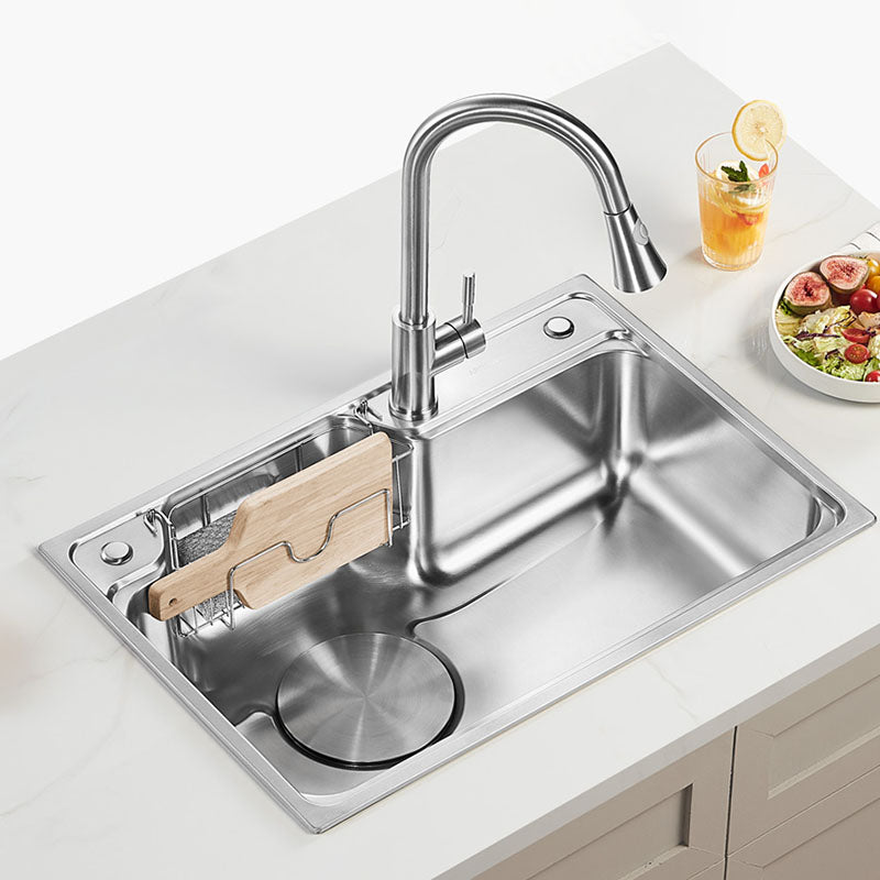 Soundproofing Stainless Steel Kitchen Sink Modern Style Stainless Steel Kitchen Sink