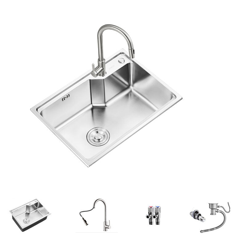 Soundproofing Stainless Steel Kitchen Sink Modern Style Stainless Steel Kitchen Sink