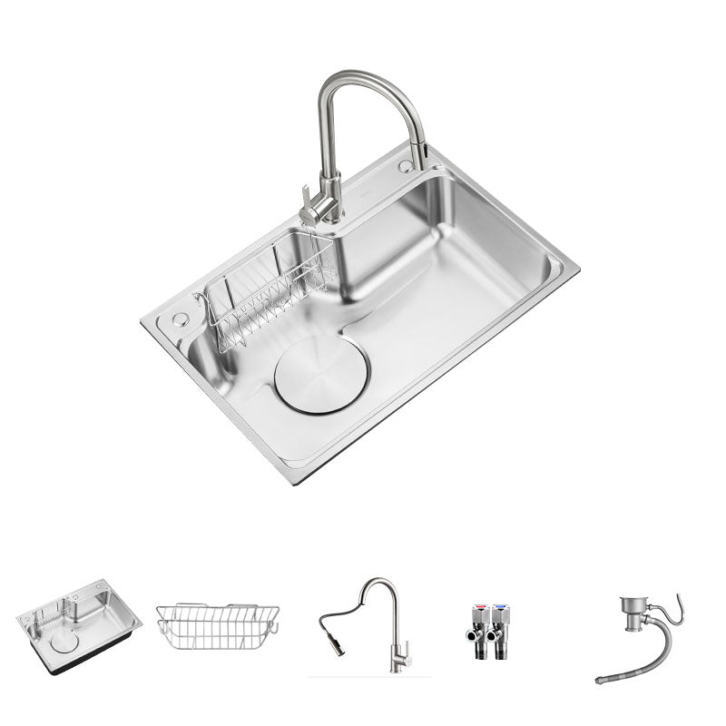 Soundproofing Stainless Steel Kitchen Sink Modern Style Stainless Steel Kitchen Sink