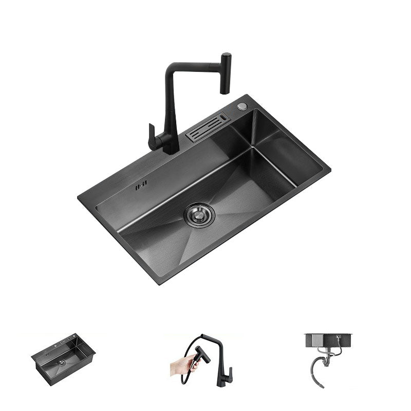 Stainless Steel Kitchen Sink Modern Style Stainless Steel Kitchen Sink with Soundproofing