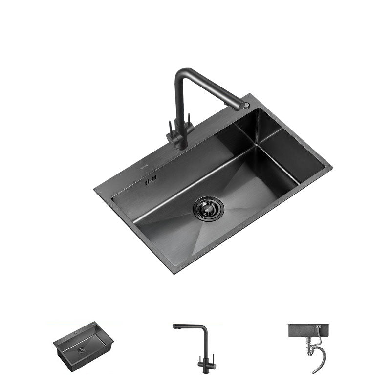 Stainless Steel Kitchen Sink Modern Style Stainless Steel Kitchen Sink with Soundproofing