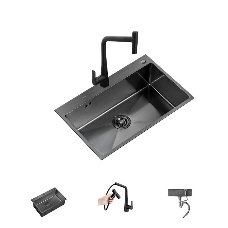 Stainless Steel Kitchen Sink Modern Style Stainless Steel Kitchen Sink with Soundproofing