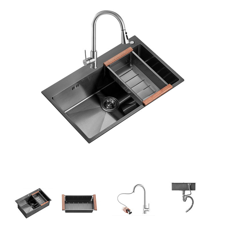 Stainless Steel Kitchen Sink Modern Style Stainless Steel Kitchen Sink with Soundproofing