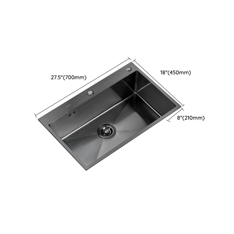 Stainless Steel Kitchen Sink Modern Style Stainless Steel Kitchen Sink with Soundproofing