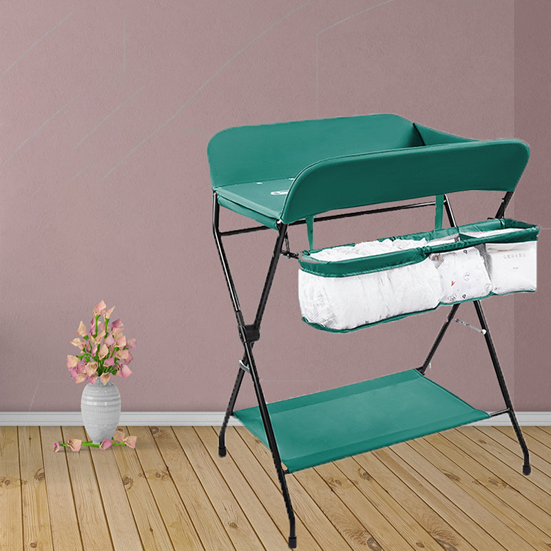 Antique Finish Baby Changing Table Changing Table with Storage Changing Table