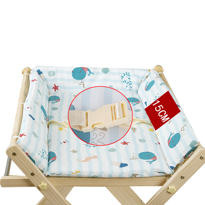 Modern Wooden Baby Changing Table Safety Rails Changing Table with Shelf