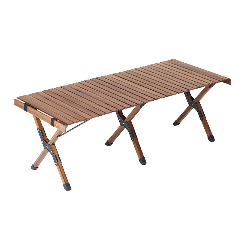5 Pieces Patio Dining Table Set Modern Rectangular Picnic Table