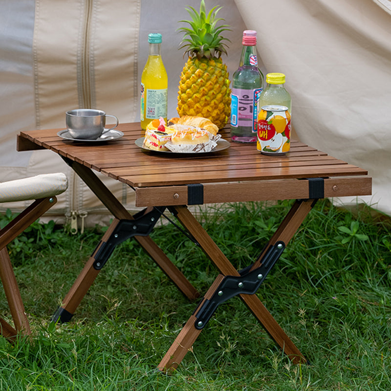 5 Pieces Patio Dining Table Set Modern Rectangular Picnic Table