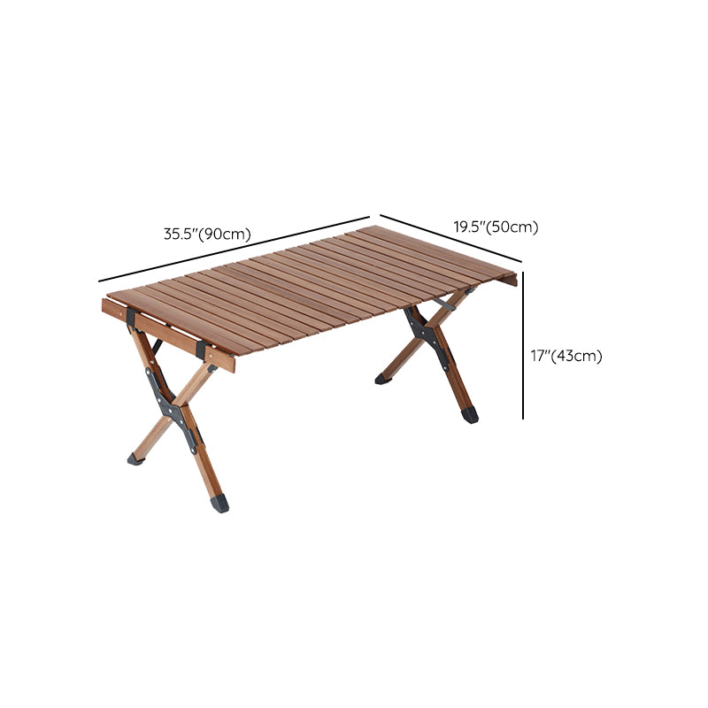 5 Pieces Patio Dining Table Set Modern Rectangular Picnic Table