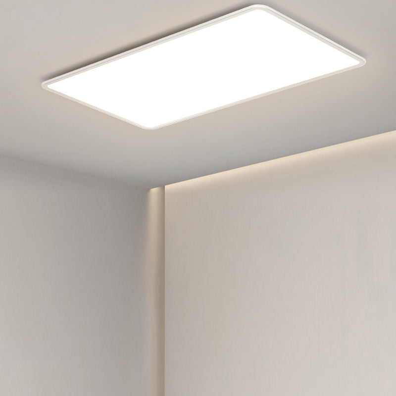 1 Light Geometric Flush Mount Simplicity Metal Flush Ceiling Light Fixture