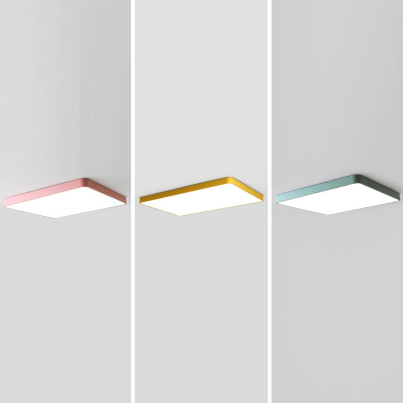 Metal Geometric Flush Mount Fixture Macron Flush Light Fixtures