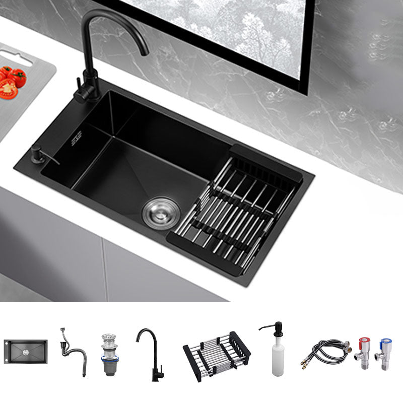 Modern Style Drop-In Kitchen Sink Soundproof Design Stainless Steel Kitchen Sink