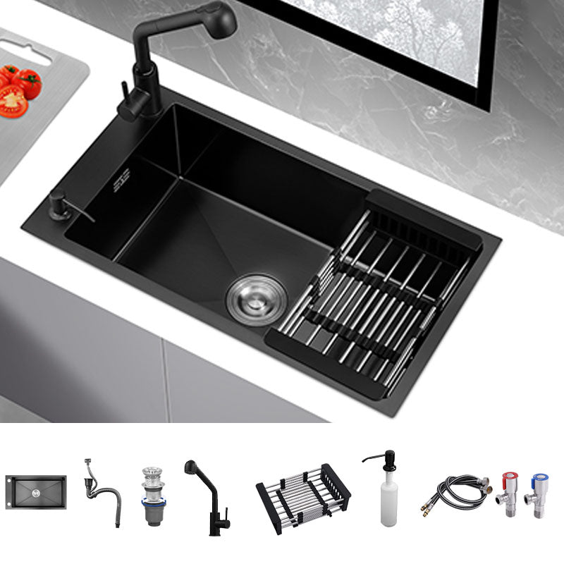 Modern Style Drop-In Kitchen Sink Soundproof Design Stainless Steel Kitchen Sink