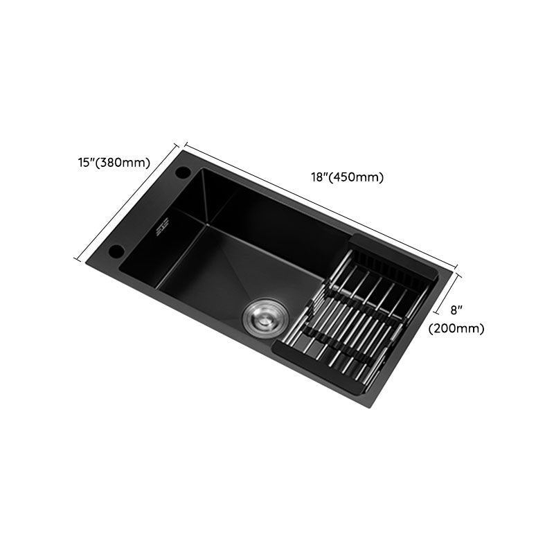 Modern Style Drop-In Kitchen Sink Soundproof Design Stainless Steel Kitchen Sink