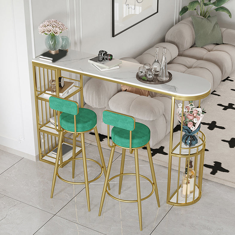 Glam Style Stone Pub Dining Set Specialty 1/2/3 Pcs Pub Set for Indoor