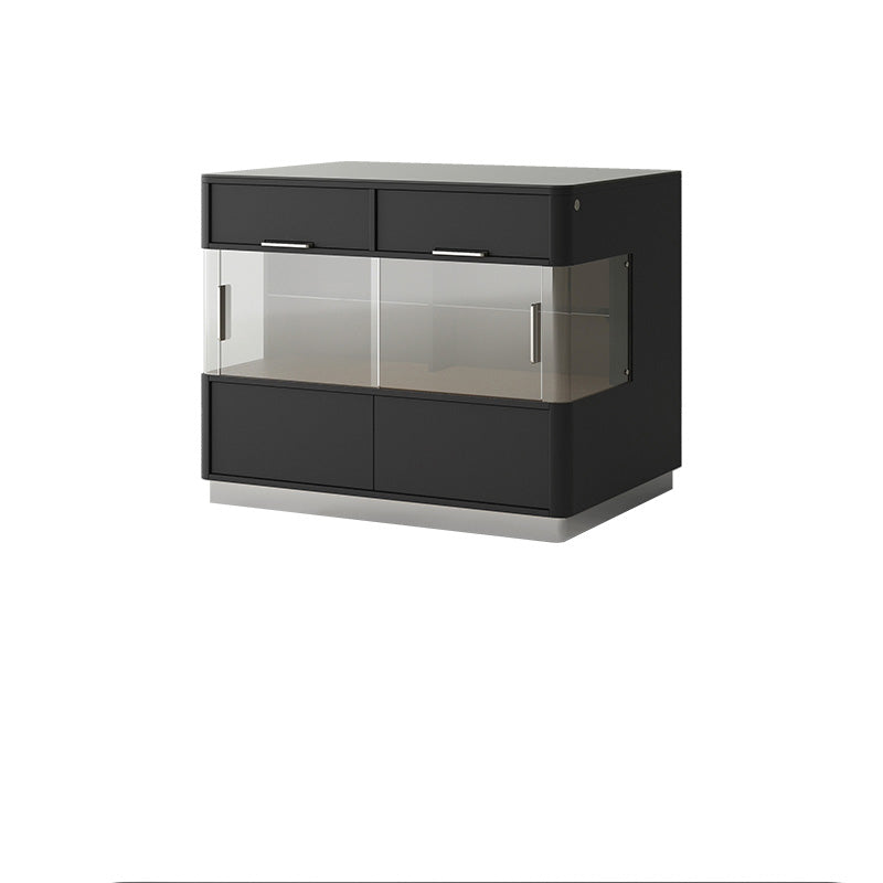 Modern Stationary Kitchen Island Granite Top Kitchen Island Table with Drawer