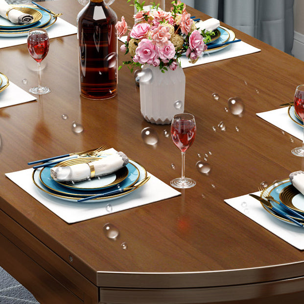 Extendable Dining Table Wood Dining Table for Kitchen Dining Room