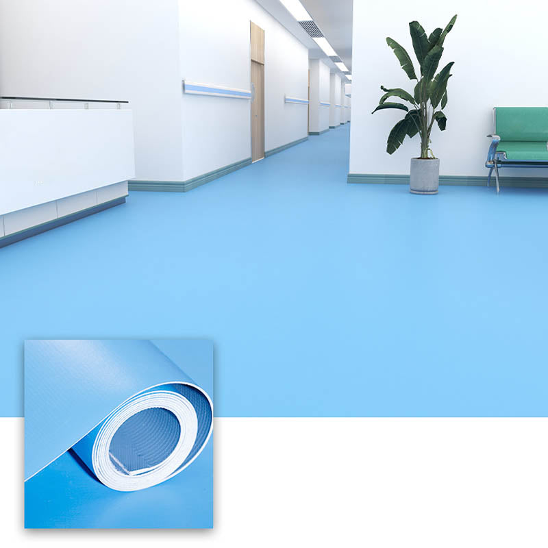 Pure Color PVC Flooring Self-Stick Waterproof Fire Resistant PVC Flooring