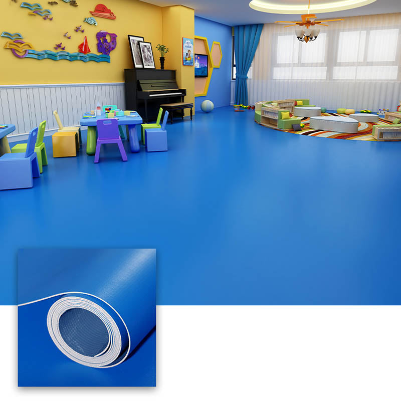 Pure Color PVC Flooring Self-Stick Waterproof Fire Resistant PVC Flooring