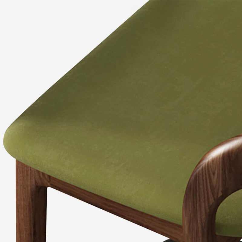 Solid Wood Counter Stool Modern Style Armless Stool for Living Room
