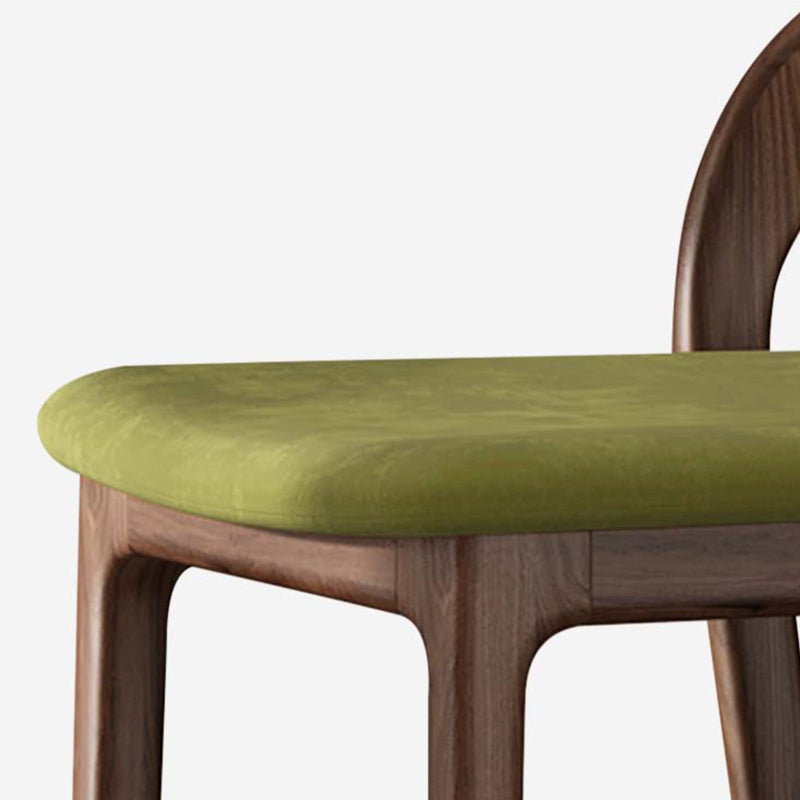 Solid Wood Counter Stool Modern Style Armless Stool for Living Room